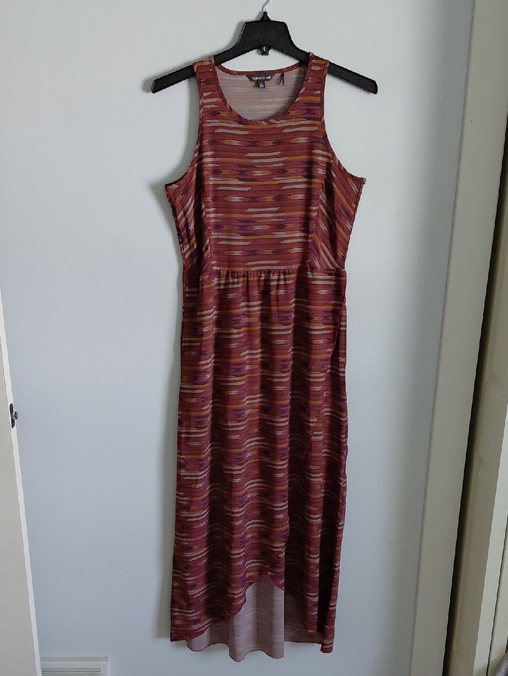Toad&Co Sunkissed Maxi Dress Striped Aztec Southwestern - Picture 2 of 15